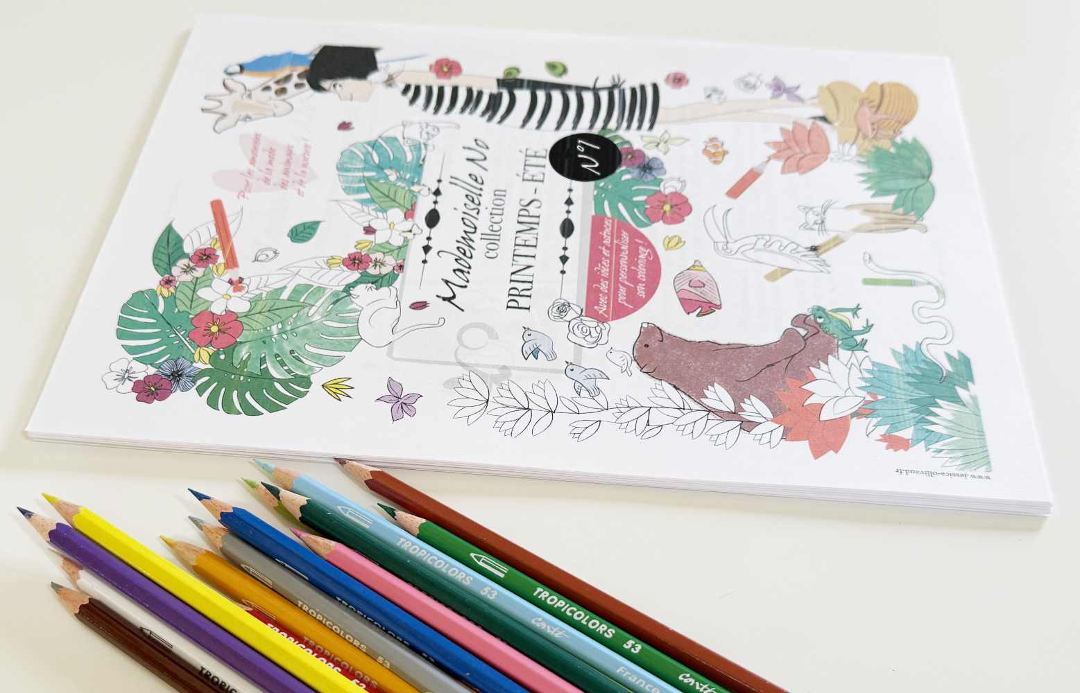 Coloriages Mlle No - collection PRINTEMPS/ÉTÉ PDF – Image 3