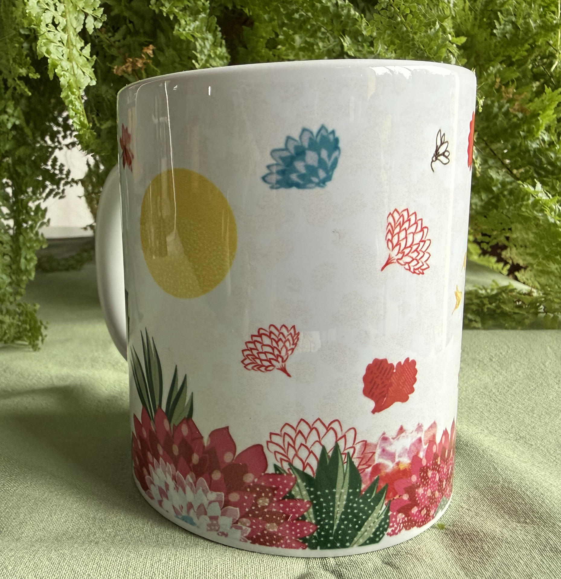 mug kimono vert